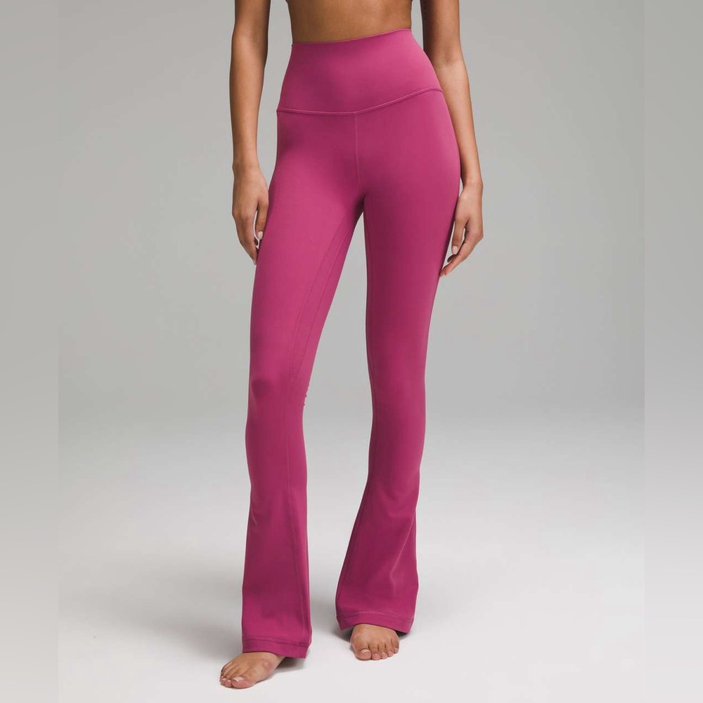 NWT Lululemon Align High-Rise Mini-Flare Pant *Regular Washed Mauve Size‎ 12